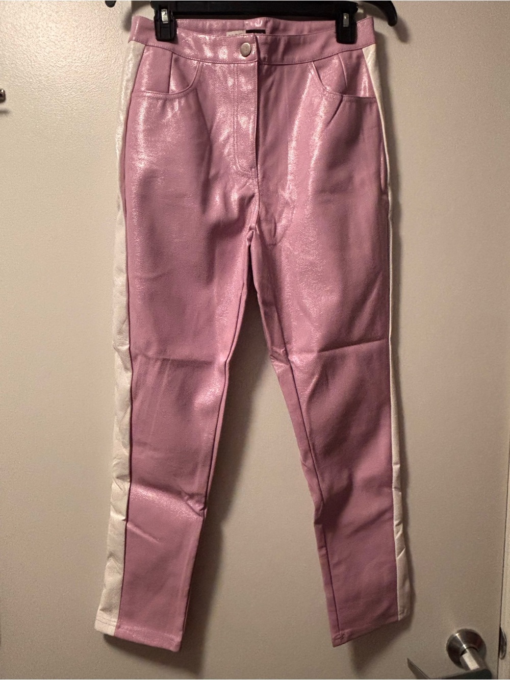 NWT Fashion Nova Cardi B Lavender Pink Crop Jacket Pants Set M - Picture 6 of 9